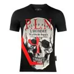 philipp plein t-shirt homme 2019 p515 big tooth black